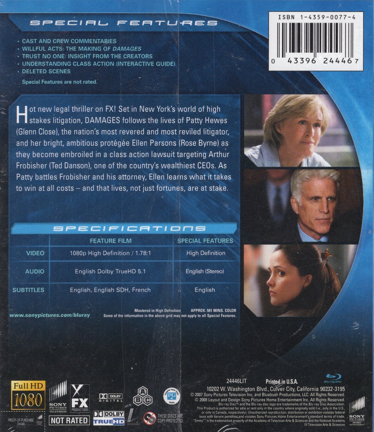 Damages - Season 1 (ej svenskt text) (Blu-ray) - 2