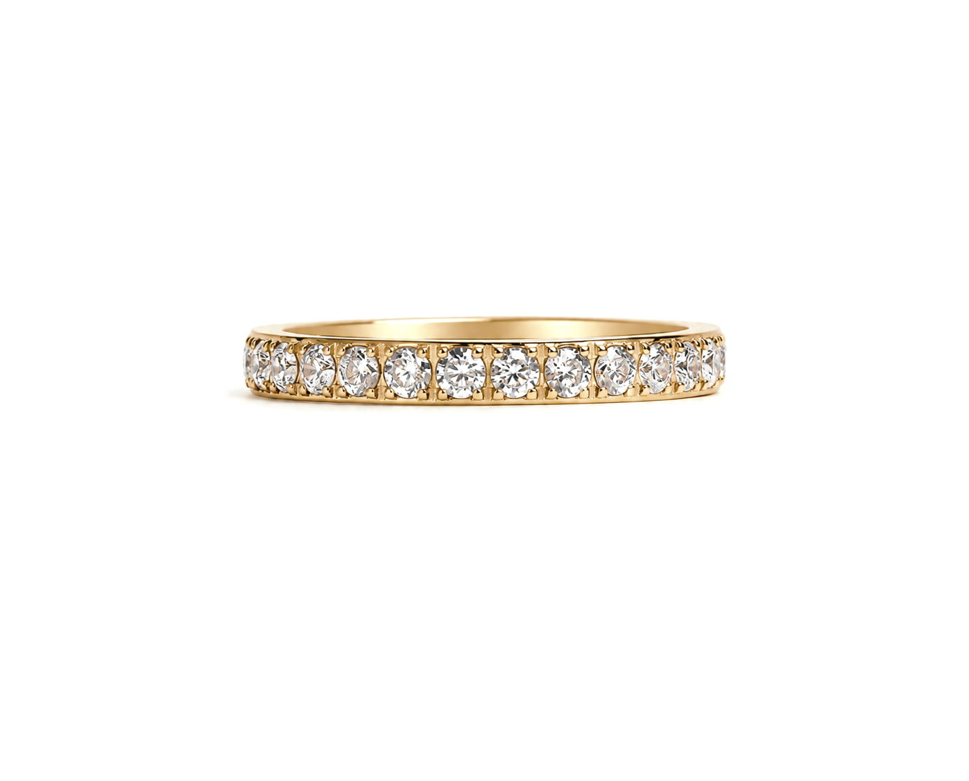 Set med Förlovningsringar - 1 Ring i guld & 1 Alliansring - 4mm & 3mm - 5