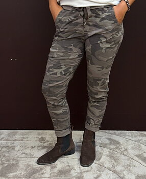 Mix By Heart- Stretchbyxa camo brun