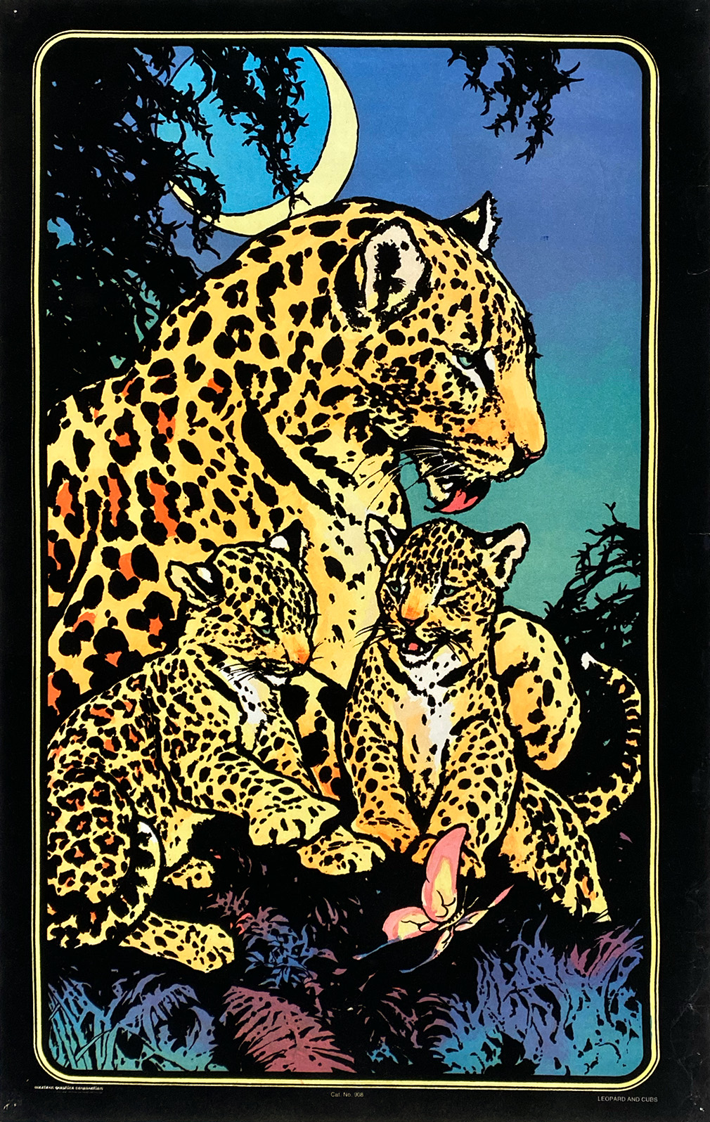 LEOPARD AND CUBS