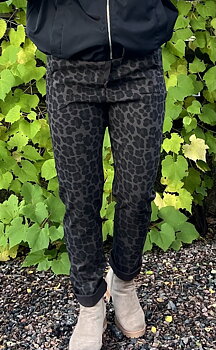 Soulful Stretchbyxa Leopard Brun