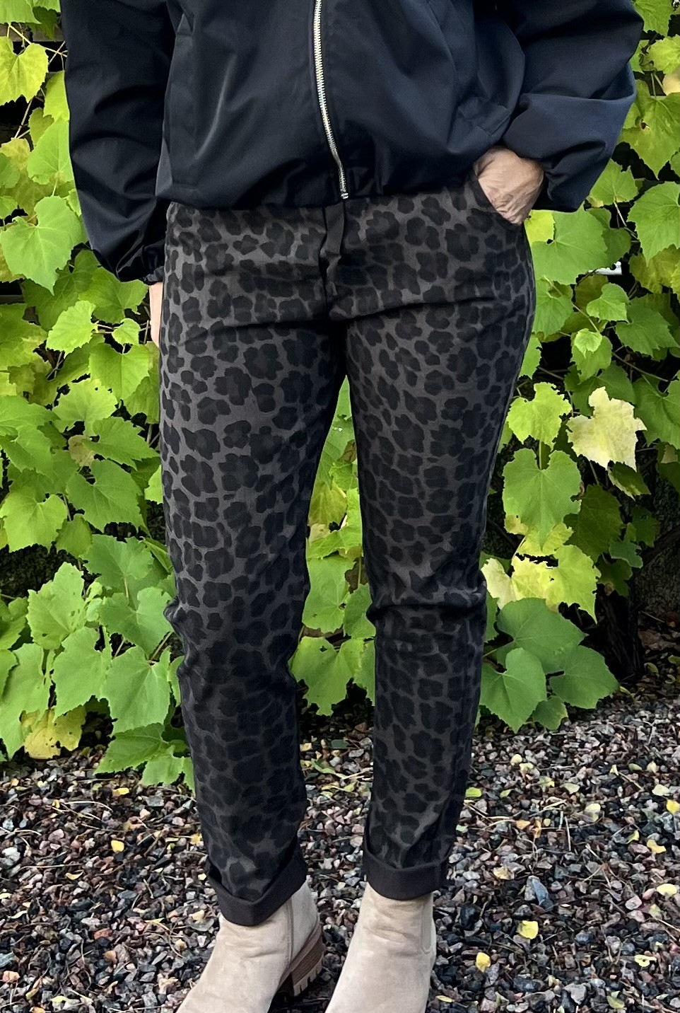Soulful Stretchbyxa Leopard Brun - 3