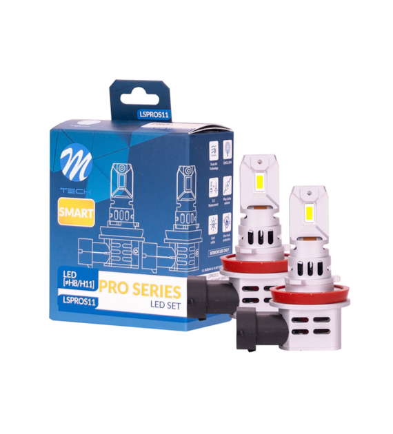 H8 / H 11 LED SET M-TECH PRO SMART  +150% 6000k 2 st
