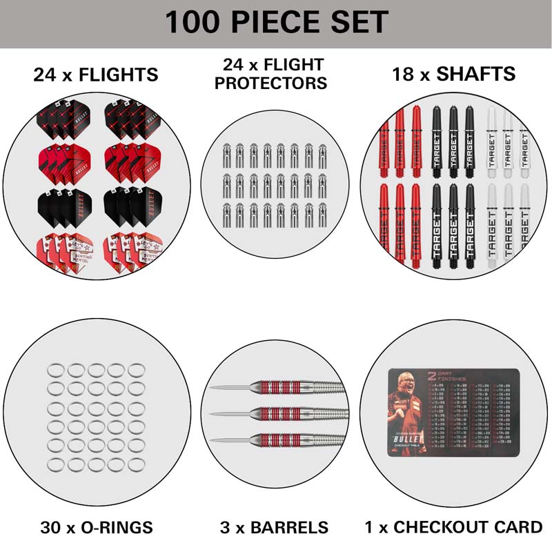 Target Stephan Bunting 100 PC Brass 22g - 7