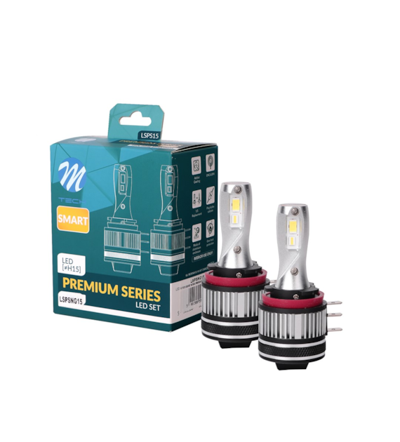 H15  LED SET M-TECH PRO SMART  +120% 6000k 2 st