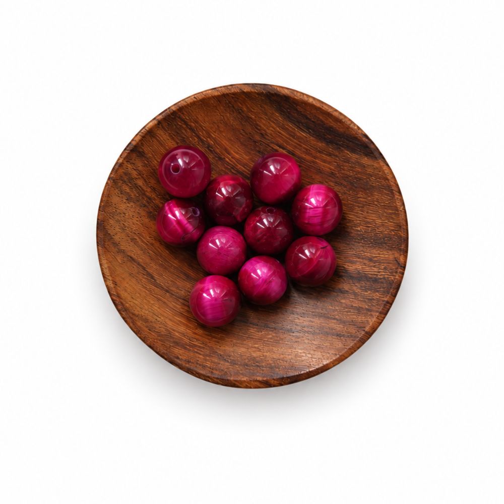 Tigeröga cerise 10 mm - 3