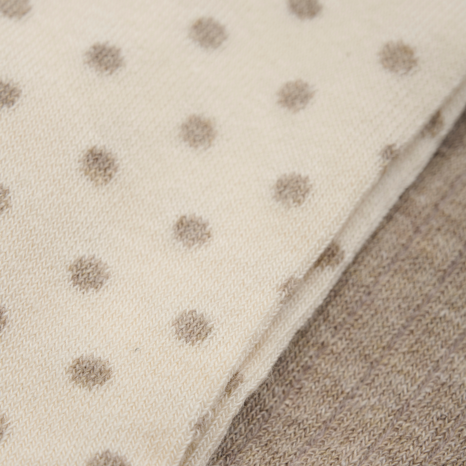 Stockings w. pattern 2-pack Simply Taupe - 4