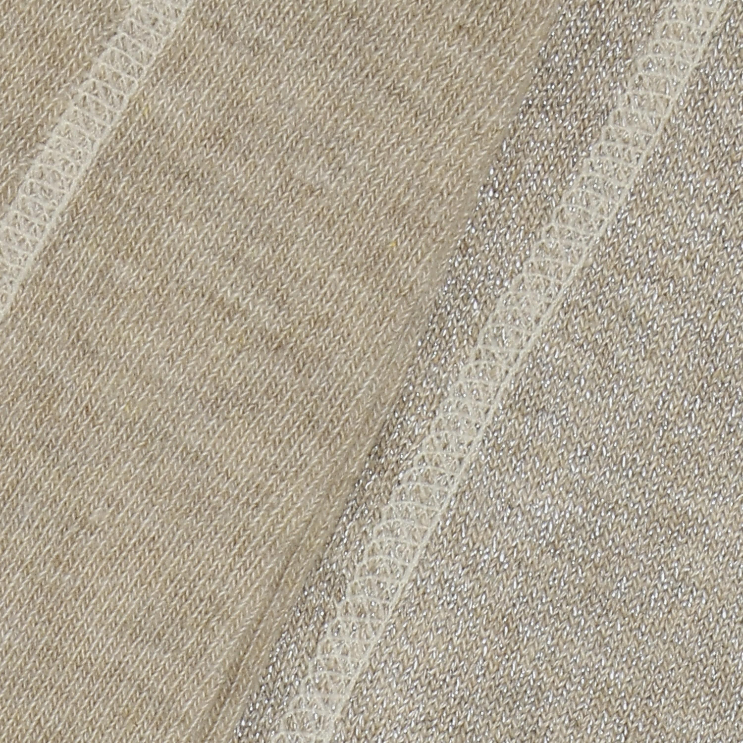 Stocking w.glitter 2-pack Silver Mink - 4