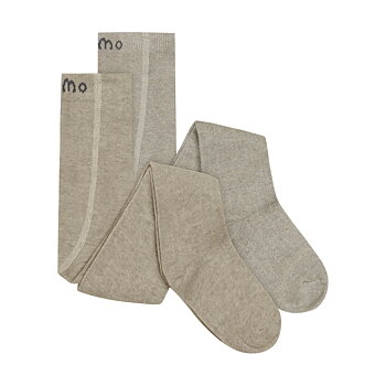 Stocking w.glitter 2-pack Silver Mink