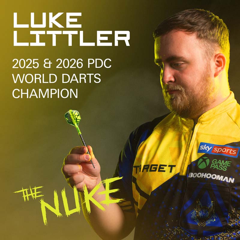 Target Luke Littler Nuke Fallout Swiss Points 90% 22g - 5