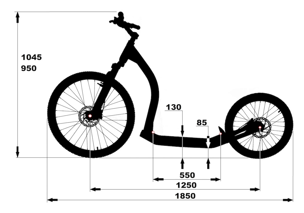 GRAVITY sparkcykel PULKA 26-20 svart - 8