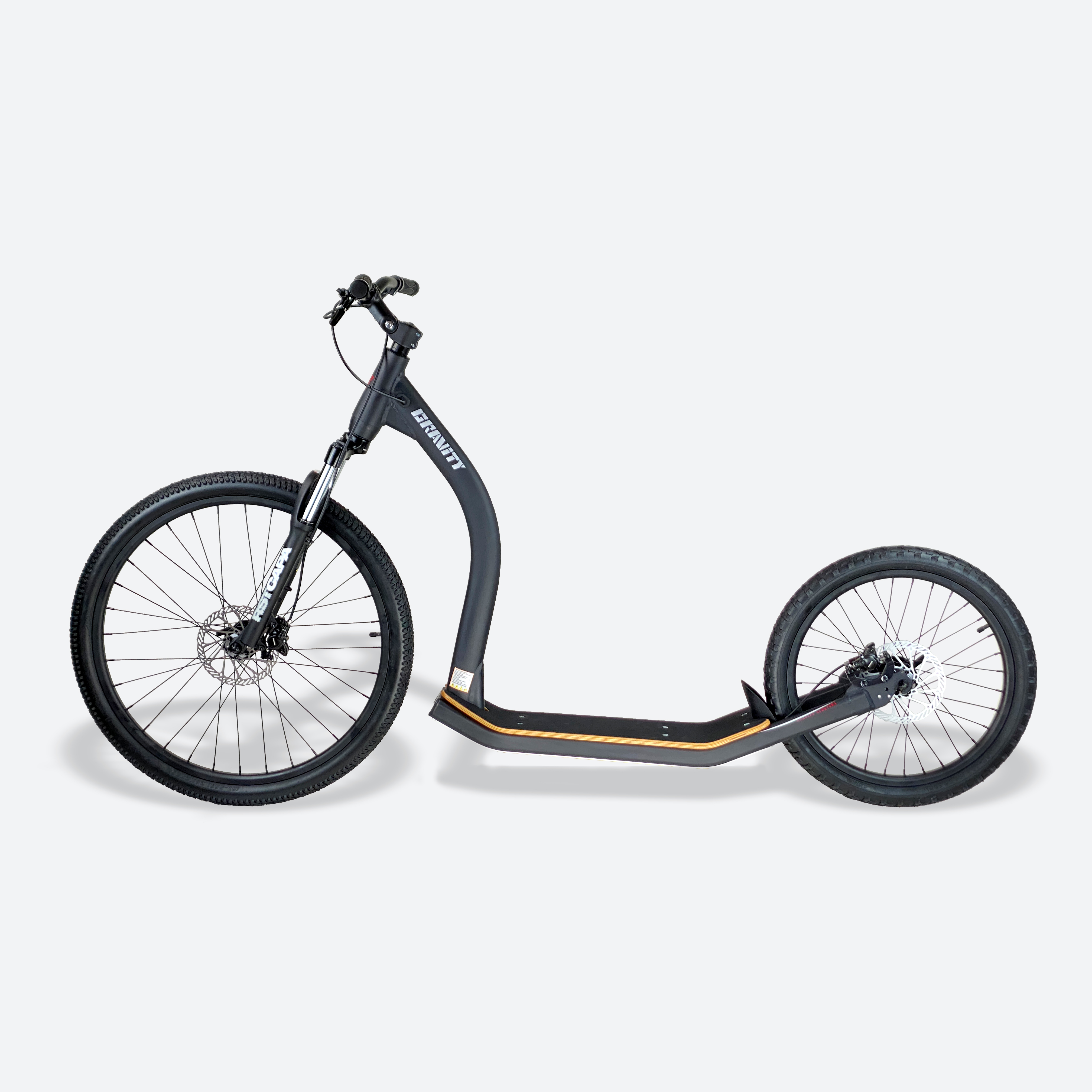 GRAVITY sparkcykel PULKA 26-20 svart - 2