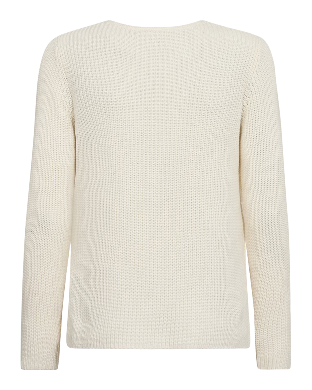 Jumper Ellis v-ringad offwhite - 2