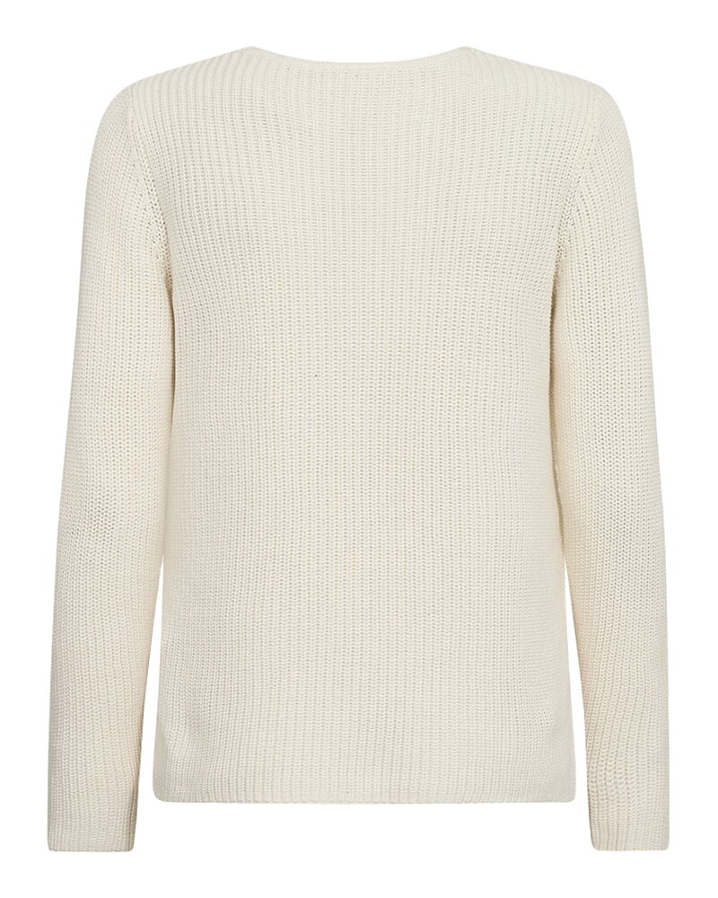 Jumper Ellis v-ringad offwhite