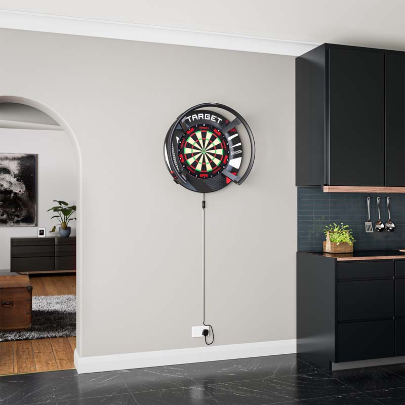 Target  Surround Black Patterned Notched - 12