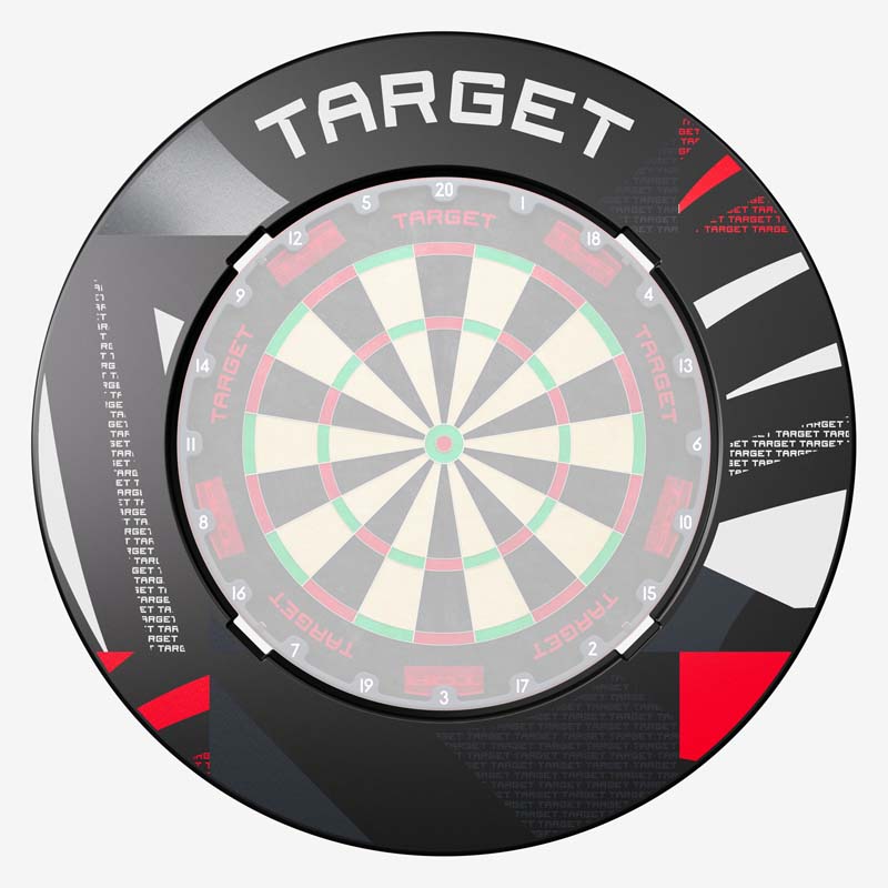 Target  Surround Black Patterned Notched - 5