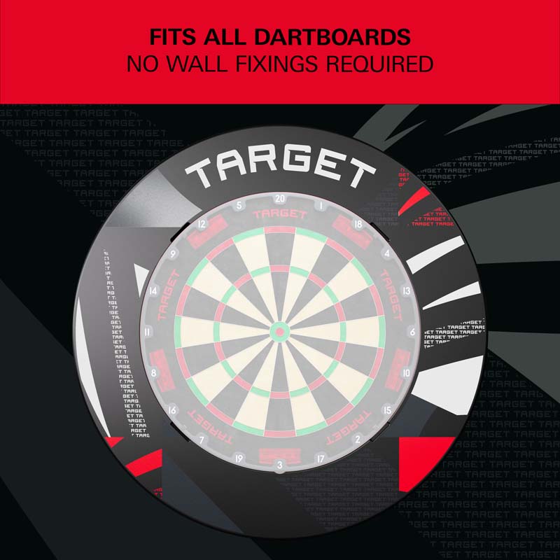 Target  Surround Black Patterned Notched - 9