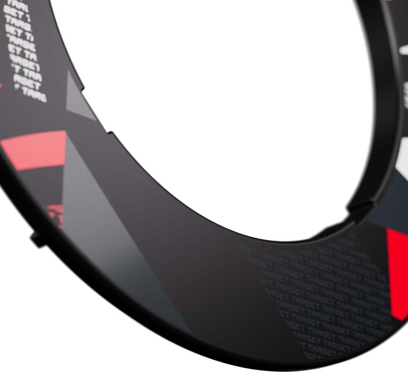 Target  Surround Black Patterned Notched - 3