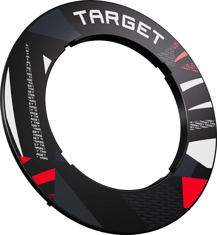 Target  Surround Black Patterned Notched - 2