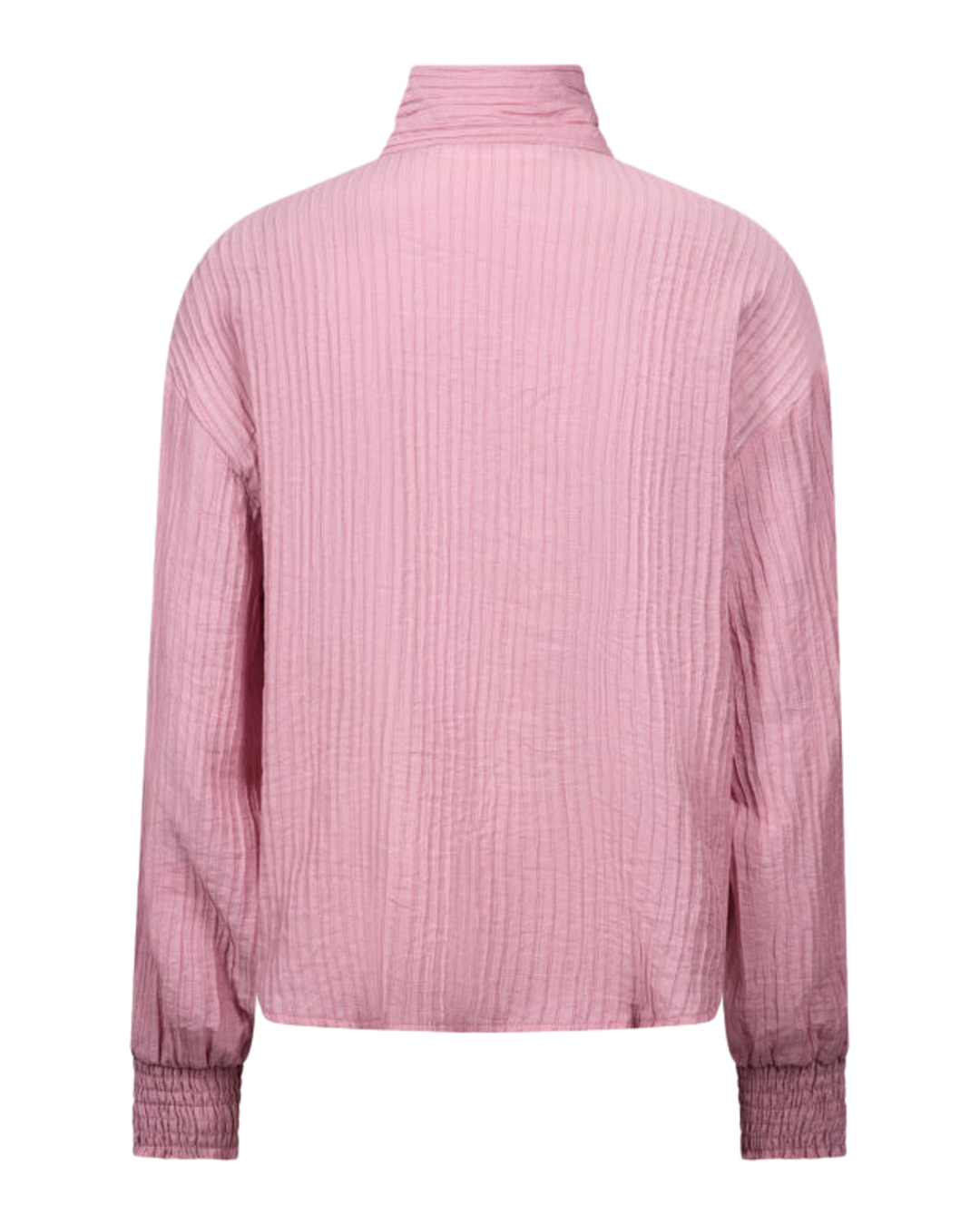 Blus Ellis med sjalkrage rosa - 6