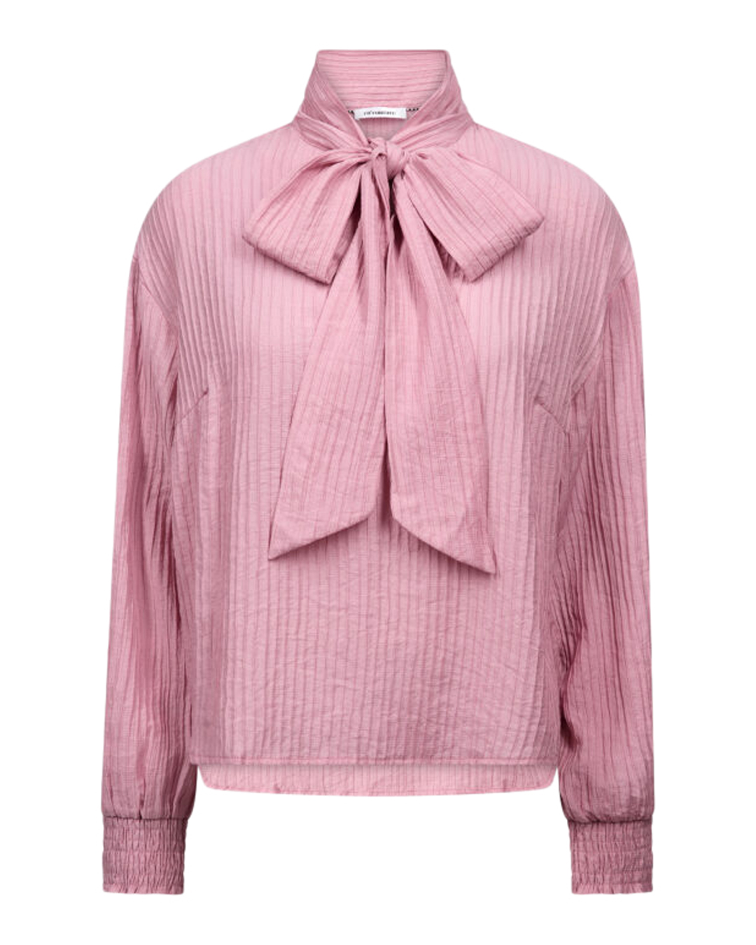 Blus Ellis med sjalkrage rosa - 5