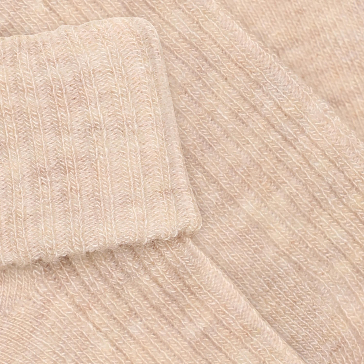 Baby 2x2 Rib Wool socks 2-Pack Sheer Bliss Melange - 3
