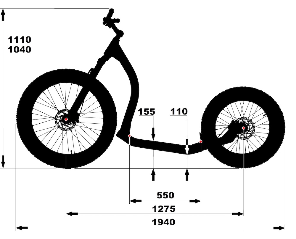 GRAVITY sparkcykel FAT SAPO - 10