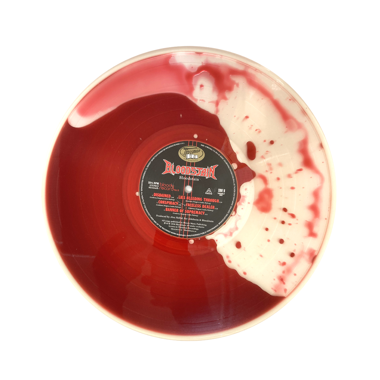BLOODSTAIN - S/T (LIMITED LIQUID  VINYL LP) - 2