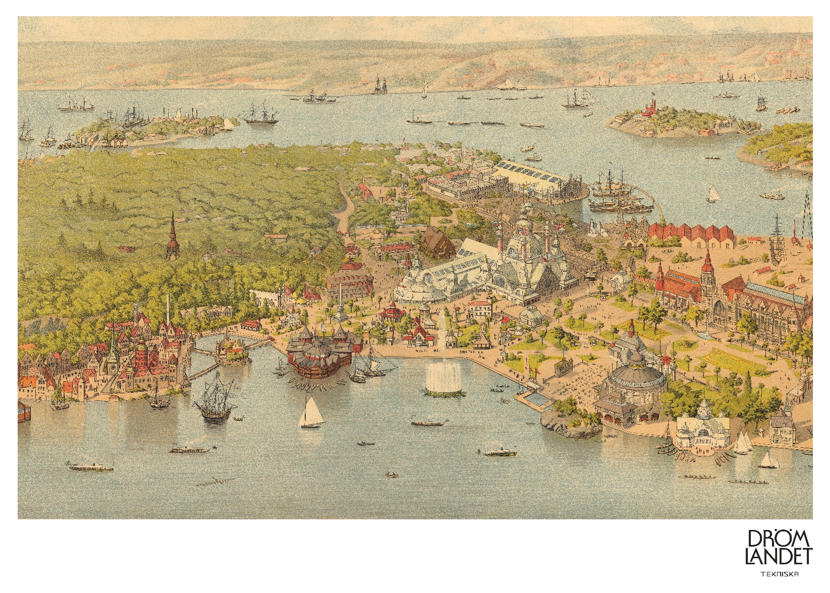 Poster Konst- och industriutställningen 1897