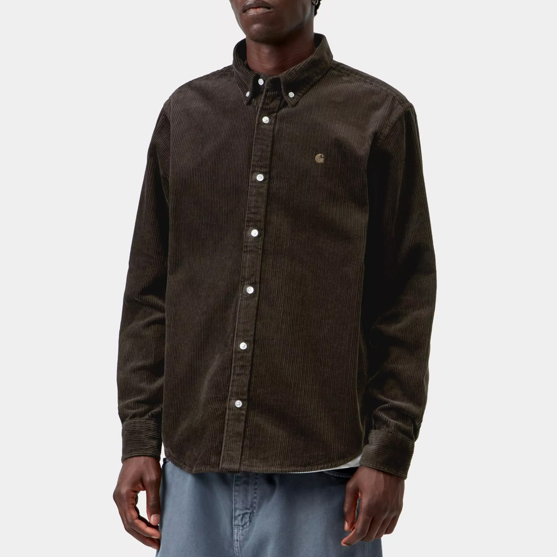 Carhartt WIP - L/S Madison Cord Shirt Tobacco
