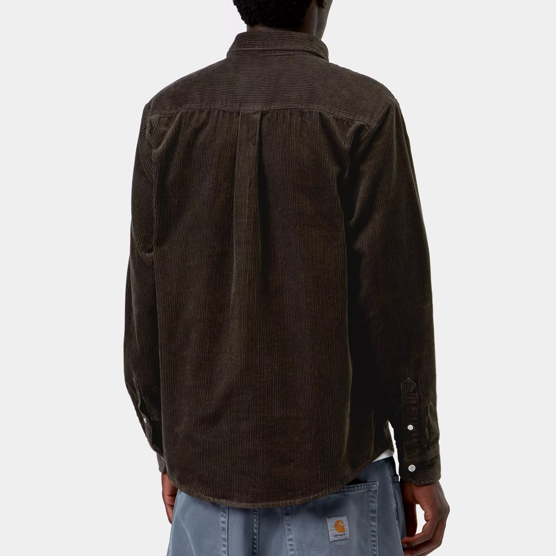 Carhartt WIP - L/S Madison Cord Shirt Tobacco - 2