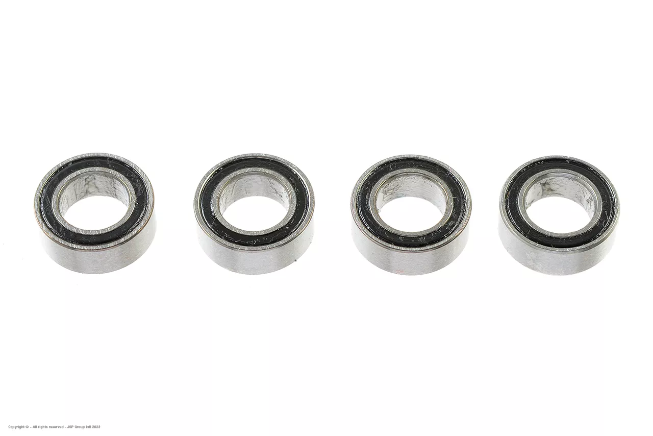 G-Force GF-0500-002 Ball Bearing - Chrome Steel - ABEC 3 - Rubber Shielded - 4X7X2,5 - MR74-2RS - 4 pcs