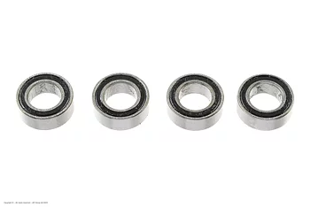 G-Force GF-0500-002 Ball Bearing - Chrome Steel - ABEC 3 - Rubber Shielded - 4X7X2,5 - MR74-2RS - 4 pcs