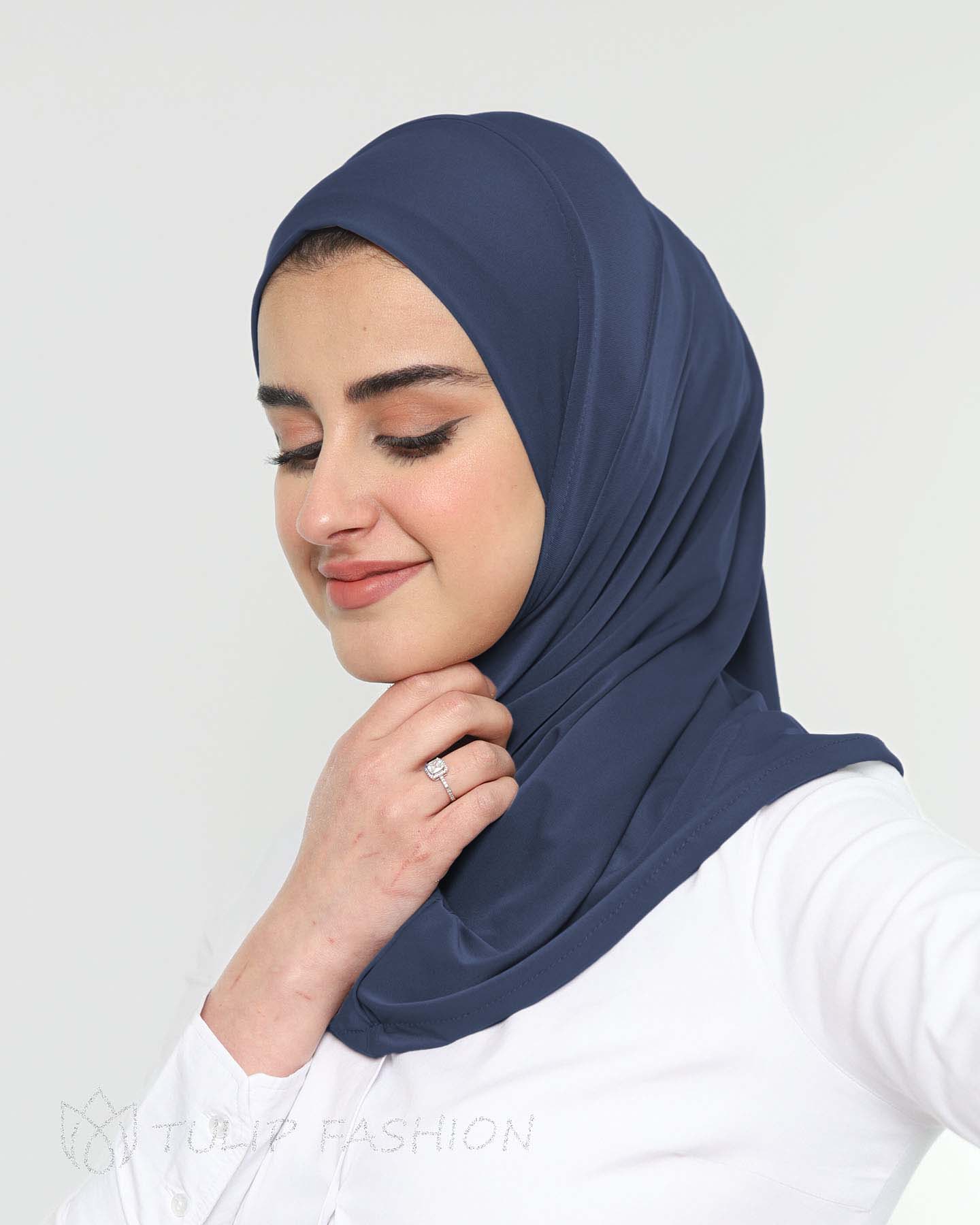 Hijab - Al Amira Lycra - One Piece - Royal Blue