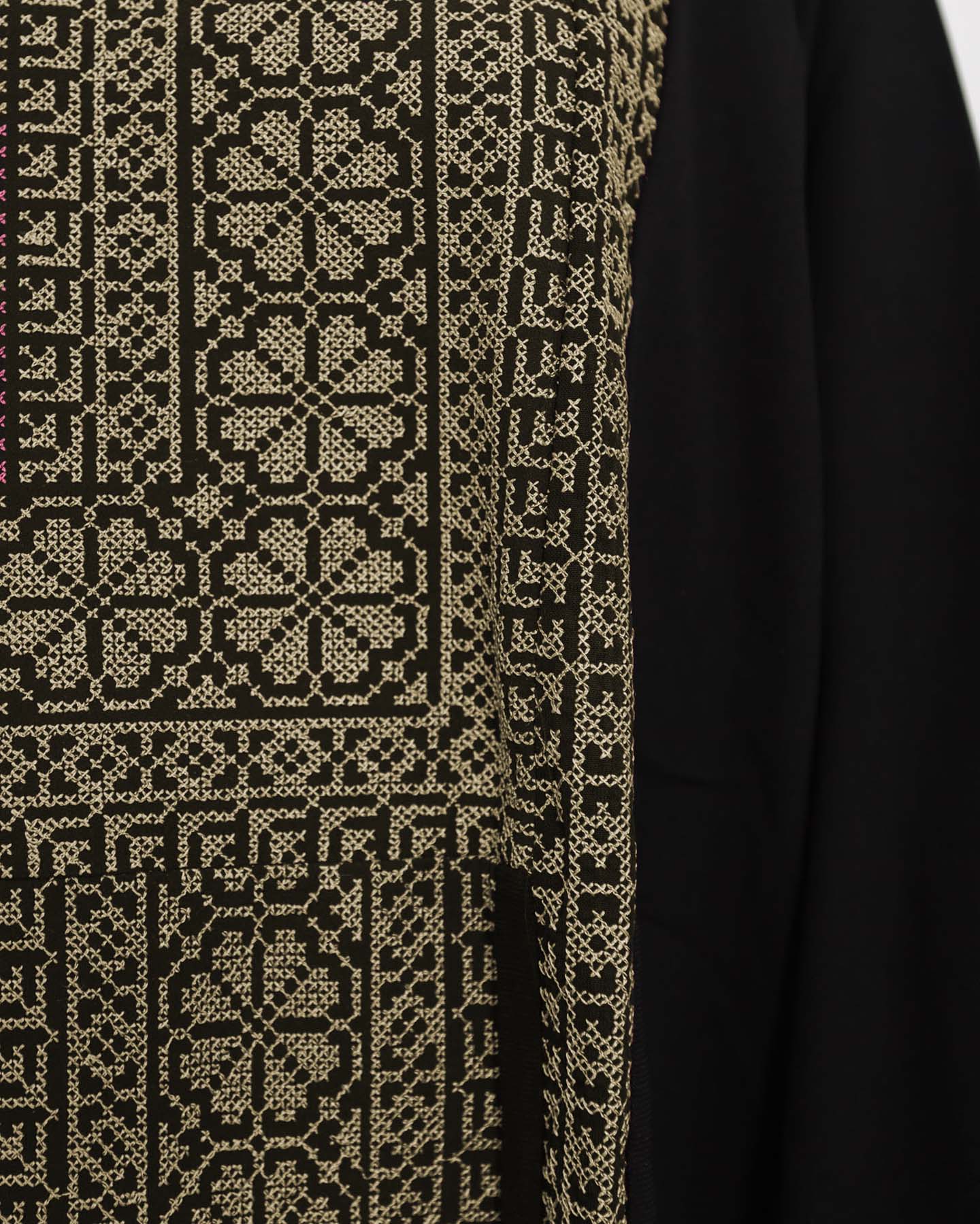 Traditional Abaya - Palestinian Thobe - Beige - 4