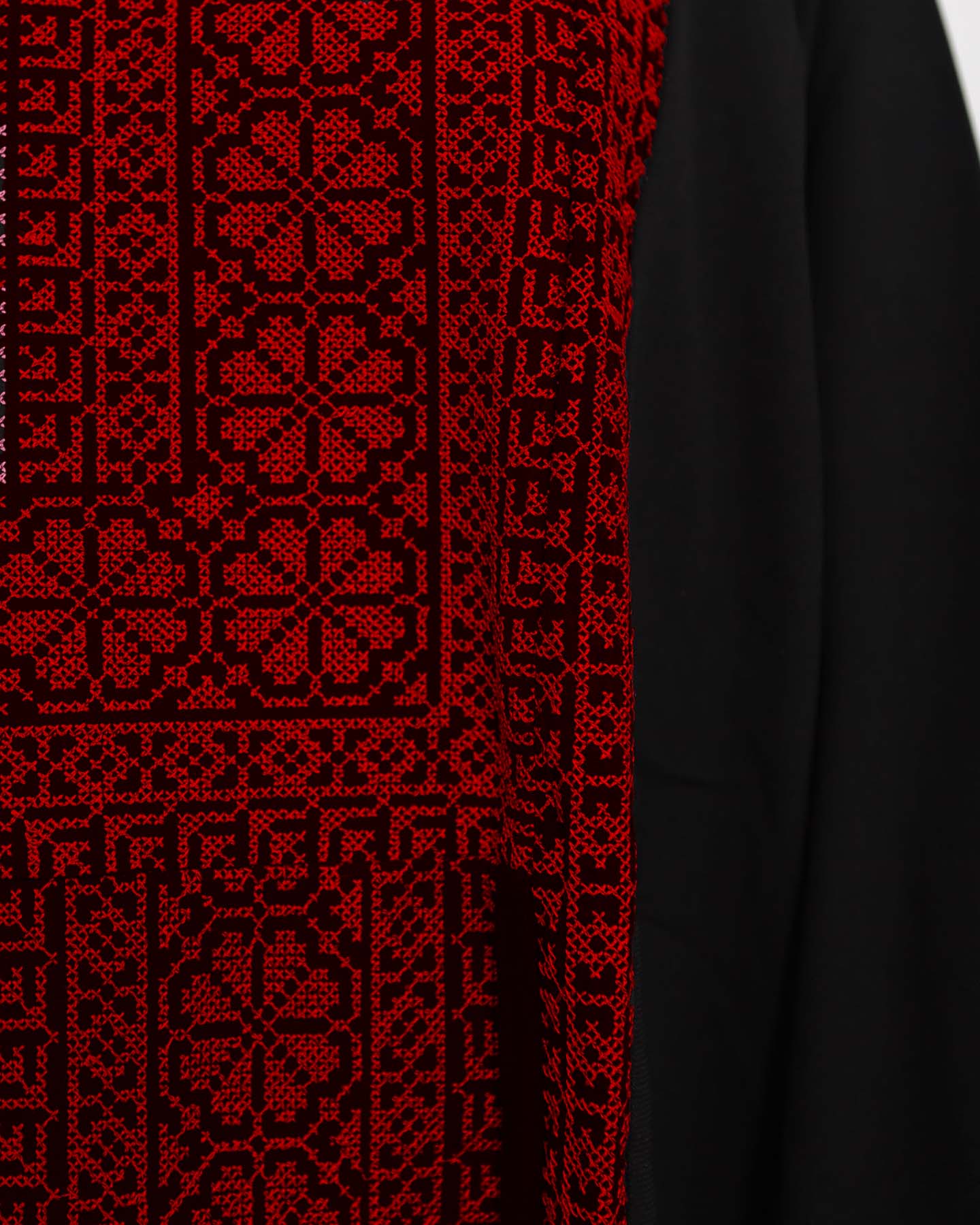 Traditional Abaya - Palestinian Thobe - Red - 4