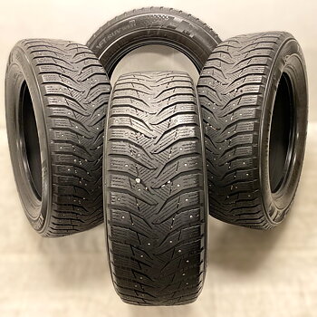 18" BEGAGNADE VINTERDÄCK DUBB | 4 st 255/60 R18 112T Kumho Winter Craft SUV Ice WS31 | V38-2019 | 7mm | 7mm | 7mm | 7mm 