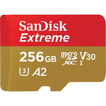SanDisk Extreme MicroSDXC 256GB UHS-I U3 V30 A2 190/130MB/s
