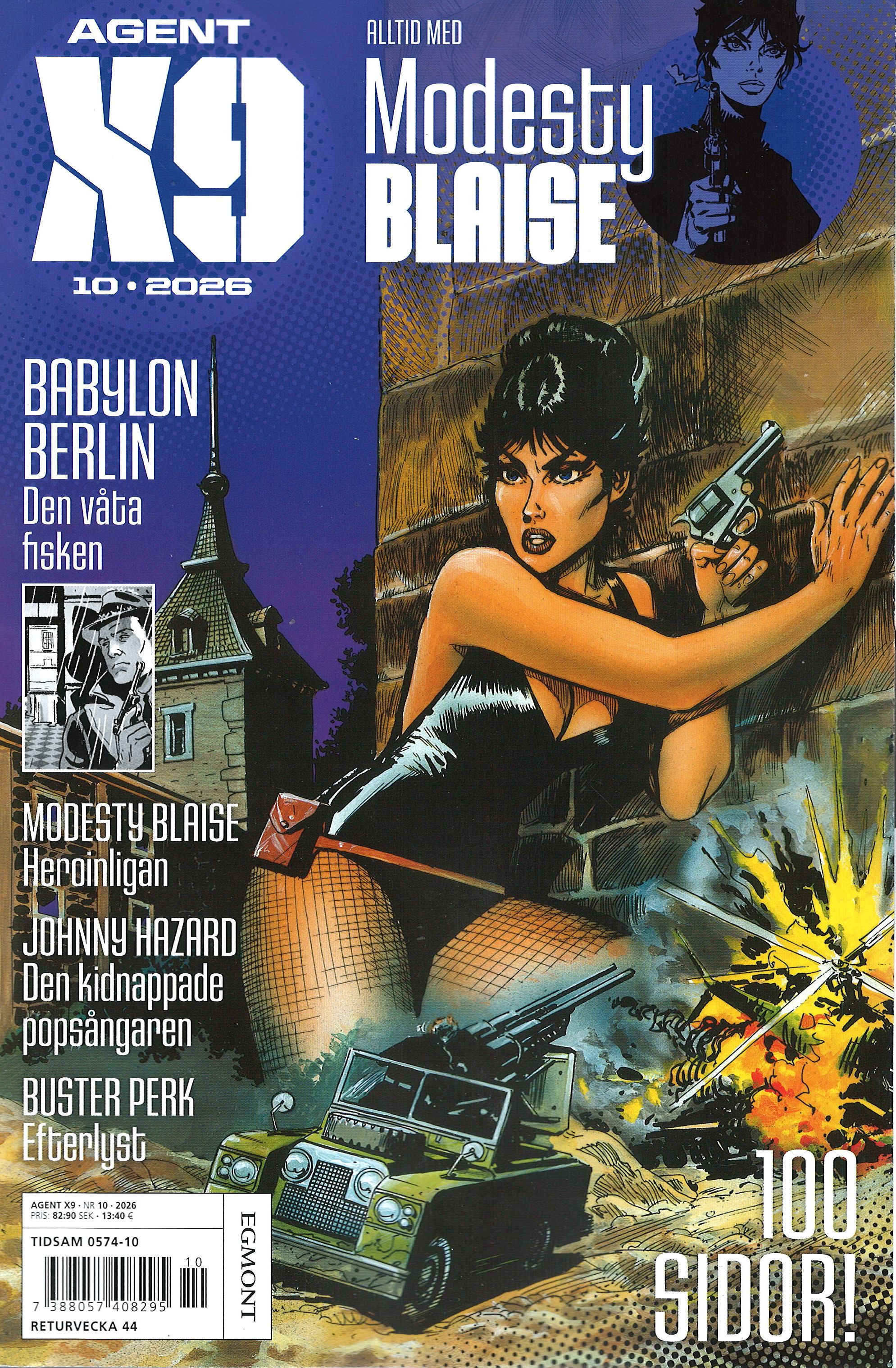 Agent X9 nr 10 2026, Modesty Blaise -  Heroinligan