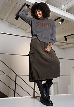 Cherry sweatshirt grey
