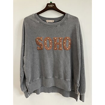 Cherry sweatshirt grey