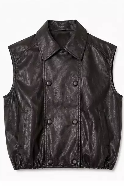 Qnuz - Fake Retro Leather West Brown - 2