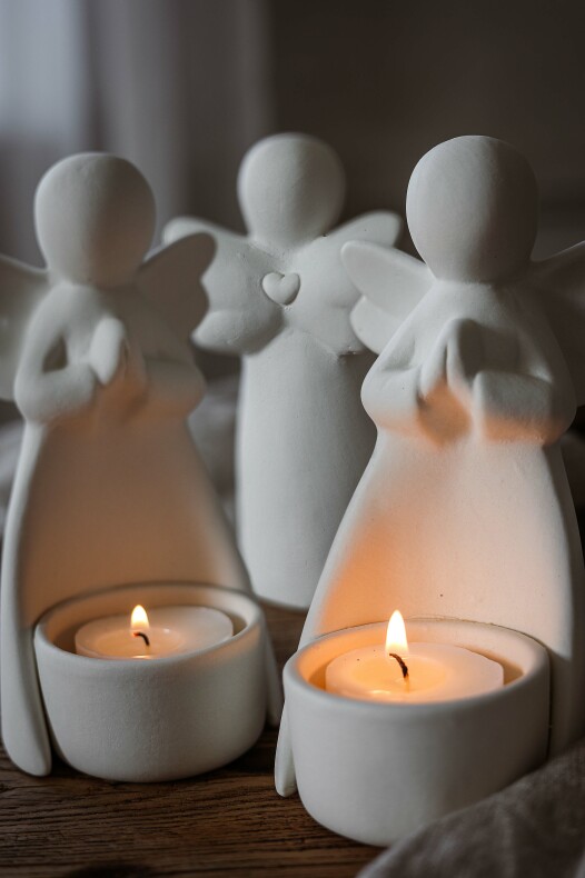 Angel with heart - Guardian angel - Candlestick - Guardian Angel - 4