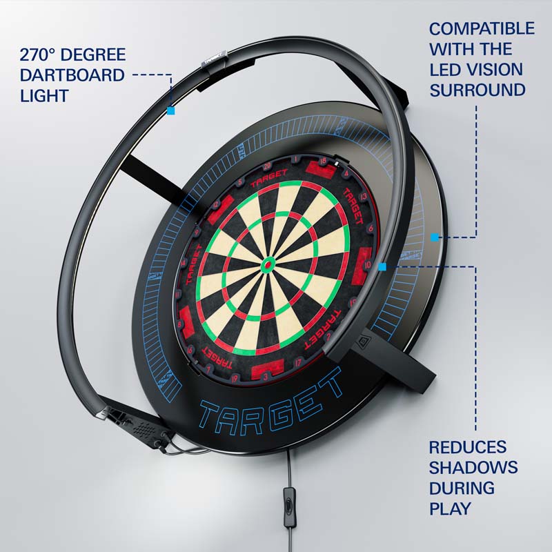 Target Corona Vision Dartboard Lightning - 3