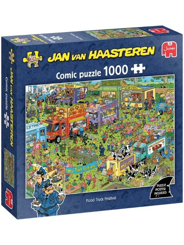 Jan van Haasteren Pussel 1000 bitar Food Truck Festival
