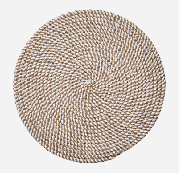 Elina tallriksunderlägg Beige/elfenben