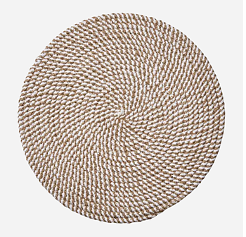 Elina tallriksunderlägg Beige/elfenben