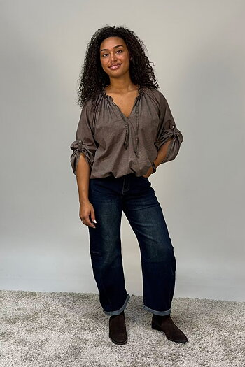 Mix by heart -  Jeans Barrel Dark Blue