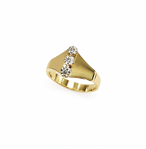 Guldring  18 k