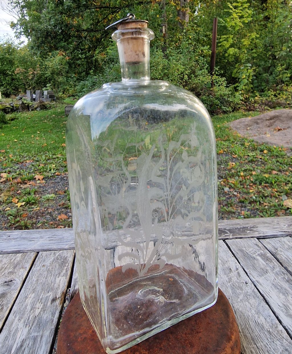 Schnapps bottle ship 1800-tal - 2